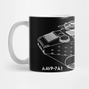 AAVP-7A Assault Amphibious Vehicle tank Mug